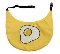 ZWWAAZHF Babero de tela para perros de razas grandes, amarillo M | Correa de cuello con hebilla, cobertura de pecho para atrapar babas, listo para fotos
