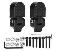 ZWWAAZHF Pedales traseros para bicicleta, reposapiés plegables, pedales de pie, reposapiés para BMX, bicicleta de montaña y ciclismo, 1 par de asientos traseros