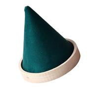ZWWAAZHF Soporte para pulseras de madera natural con revestimiento de terciopelo cónico para almacenamiento al por menor, muestra de forma segura relojes y pulseras antideslizante