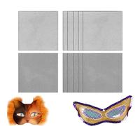 ZWWOGE 12 Piezas de Malla Refuerzo para Ojos de Máscaras DIY - Para Pintar Máscaras de Gato, Zorro & Cosplay - Ideal para Carnaval y Fiestas