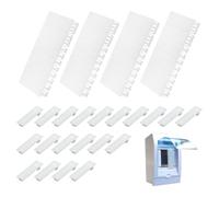 ZWWOGE 24 Piezas Cubiertas Modulares para Cuadro Eléctrico, Tapas Ciegas 6TE Ampliables 12TE, Obturadores para Caja, Compatibles con F-Tronic Hager Hensel