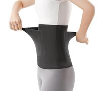 ZWWOGE Fajas Lumbares para Mujer en Color Negro Diseño Elástico en la Cintura con Dos Bolsillos Delante y Detrás Calentador de Espalda Cintura y Banda Abdominal Suaves y Cálidas hierba gatera