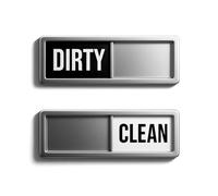 ZWWOGE Limpio/sucio Panel deslizante Clean Dirty Dishwasher Sign Lavavajillas magnético letrero para lavavajillas Accesorios de cocina Imán de cocina Gadgets de cocina