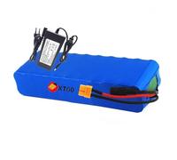 ZWXBDPDM Batería de Litio Recargable for Bicicleta eléctrica de 36 V y 10 Ah, de 500 W, for Motocicleta, Kart o Scooter, con Cargador.(XT60 Plug)