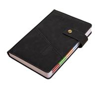 zwxqe 2025 Diary, 2025 Planner, Productivity Daily Planner with Monthly Tabs, 8.46x5.71in Portable Journal Notebook, Page a Day Diary for Work, Study, Schedule, Business, Black