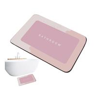Zwxqe Absorbent Mat, Quick-Dry Bath Pad, Impermeable Anti-Slip Floor Carpet, Earth Fast Drying Mat for Shower Nursery Garage Entryway, Ideal Elderly Care and Daily Use, Diatom Mud