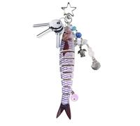 zwxqe Aesthetic Fish Keychain and Wallet, Stylish Decorative Pendants Perfect 6,89 x 1,18 x 0,79 pulgadas for Womens Purses, Backpacks, Handbags, Bags Versatile Accessories Adding, rosa, Se référer au