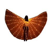 zwxqe - Alas de mariposa para mujer, alas de mariposa luminosas, traje de danza del vientre, alas de ángel para el rendimiento