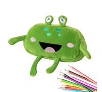 zwxqe Animal Design Pencil Pouch | Versatile Makeup Bag | Plush School Bag