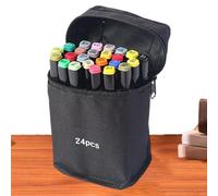 zwxqe Art Markers, Double Tip Pens, Painting Supply, Juego de herramientas para colorear, 6.06x0.59x0.39 pulgadas, Markers with Storage Bag for Adults Kids Artists School Classroom Travel Scrapbooking