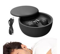 zwxqe Auriculares para Dormir: Auriculares inalámbricos discretos con Bloqueo de Ruido para Personas Que Duermen de Lado, diseño Compacto y cómodo con Estuche de Carga, Invisibles interiore