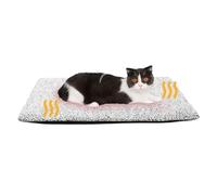 Zwxqe Auto Heating Cat Bed, Cat Bed for Indoor and Outdoor, Cats and Dogs Machine, Washable Cat Heating Pad, Noiseless Cat Heating Bed, Auto Warming Pet Sleeping Pad, Machine Washable Pet Heating Pad