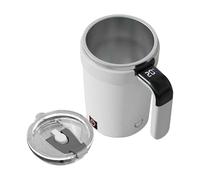zwxqe Automatic Stirring Cup, Magnetic Coffee Mixer, Rechargeable Temperature Display Mug, Self Stirring Drinkware, Beverage Tool for Travel Kitchen Business Use, 7.4x3.39 inches