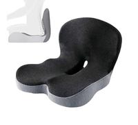 zwxqe Back and Seat Cushion, Memory Foam Chair, Integrated Lumbar Support, Orthopedic Tailbone Mat, Ergonomic Sitting Comfort for Women Men Elderly Adults Dorm Room Truck