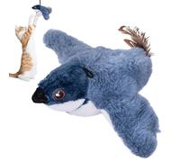 zwxqe Bird Chirping Toy, Indoor Exercise Toy, Interactive Pet Toy, Cat Exercise Toy, Rechargeable Interactive Toy, Kitten Exercise Toy, USB Rechargeable Touch Activated Kitten Toy for Indoor