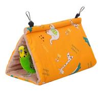 zwxqe Bird Nest, Plush Pet Comfort Shelter, Winter Warm Insulating Design Hut Tent, Winter Warm Bird House for Macaws Parakeets Budgies Cockatiels Finch Lovebirds, Breeding Lay Egg Habitat