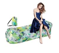 zwxqe Blow Up Couch, Inflatable Air Sofa, Waterproof Outdoor Furniture, Comfortable Portable Lounger, Lightweight Seating and Sleeping Gear for Travel Movie Beach Outside, Oxford Cloth