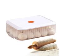 zwxqe Bread Proofing Box with Clear Lid and Vent, Household Fermentation Container, 12.2x9.06x3.54 Inches Stackable Dough Rising Tray for Home Kitchen Use, Baking Prep Tool Restaurant Camping