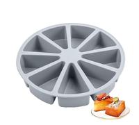 Zwxqe Cake Baking Mold, silicona Cake Portion Mold, Easy Release Kitchen Gadget, 26,5 x 5 cm, Triangle Pizza Mould, Beginner-Friendly Design, Perfect for Mousse and Candy Making