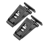 zwxqe Car Ticket Clip Set with Magnetic Hooks for Secure Storage, 2 piezas Adhesive Organizer Clamp for Holding Driving License, Registration Documents, Purse, and More Inside Vehicle, Paste Style, Se