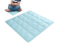 zwxqe Cat Cooling Mat Pad, Foldable Cool Sleeping Mat, 15.75x15.75 Inches Scratch-Resistant Multifunctional Pet Mattress for Travel, Car, Lawn, Balcony, Living Room, Park, Picnic, Summer Resting