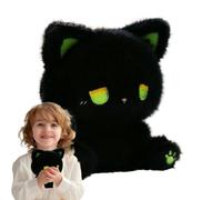 Zwxqe Cat Stuffed Animal, Plush Toy Pillow, Decorative Cuddly Companion, Interactive Soft Doll for Bedroom Couch Living Room Tabletop Display Home Comfort Gift for Kids and Adults