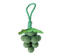 zwxqe Catnip Toys, Grape Shape Chew, Interactive Fruit Simulation for Cats, Soft Texture with Engaging Design, Play, Chewing, Exercise, Reducing Boredom, Calming Kittens 4.72x2.36x2.36in