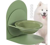 Zwxqe Ceramic Dog Bowl | Pet Water Bowl | Magnetic Pet Bowl Stand, Anti