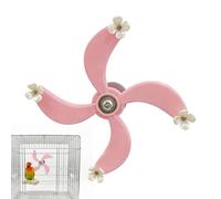 Zwxqe Chew and Toy, Rotating Parakeet Foraging Plaything with Textured Parts, Engaging Bird Activity Toy Mental Ejercise and Boredom Relief, Easy to Cage Accessory, Small Bird Enrichment