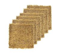 Zwxqe Chicken Nesting Pads, Washable Reutilizable Coop Bedding 6-Pack, 11.81x11.81x1.18 pulgadas Artificial Poultry Nesting Accessories for Farm, Garden, Interior, Outdoor, and Winter Use