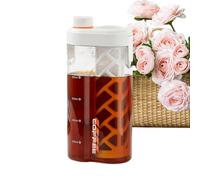 zwxqe Cold Brew Maker, Tea Brewing Bottle, 8.66x2.8x4.4 Inches Portable Filter Jug, 350 Mesh Leak Proof Container with Scale for Kitchen Camping Flavored Drinks Outdoor Home Use