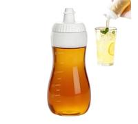 Zwxqe Condiment Squeeze Bottles, 500 ml Leakproof Refillable Dispenser, Salsa Containers for Kitchen, Cooking, Food Preparation, Meal Prep, Restaurant, Home, or Travel Use, Durable and Easy to Clean