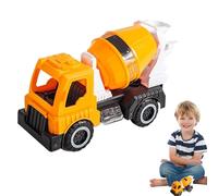 zwxqe Construction Truck Toys, Educational Dump Set, Interactive Bulldozer Games, Preschool Excavator, Kids Creative Learning Activities for Indoor Outdoor Playtime, ABS