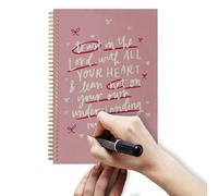 zwxqe Cuaderno de estudio bíblico, diario religioso devocional, libro de oración de arte cristiano, notas de estudio encuadernadas en espiral para hombres y mujeres, cuaderno bíblico inspirador para