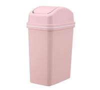 Zwxqe - Cubo de basura (10 L, cubo de basura, swing lid basura, cocina Waste Basket, leak-proof basura Bin, Bathroom Trash Can, Bedroom Trash Bin, Countertop Trash Can, Thickened Basura Can
