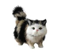 zwxqe de peluche para gatos, gato realista, pequeños animales de peluche