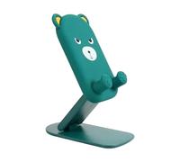 zwxqe Desk Phone Holder, plegable Tablet Stand, Height Adjustable Mobile Cradle, 4.53x2.56x0.98 pulgadas Cute Cartoon Bear Design, compatible con más smartphones y tabletas, Perfect