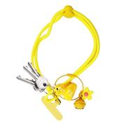 zwxqe Dijes para bolso, bonito adorno ligero de dibujos animados | Divertida correa de teléfono con dije de pato, para teléfono, mochila, bolso, llaves, niñas, adolescentes, amigos, viajes diarios al