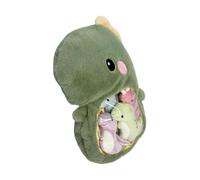 zwxqe Dinosaur Plush Toys, Cute Stuffed Animal Toy, Soft Huggable Doll Cushion, Ultra Fabric with Adorable Design, Perfect for Nursery Decor, Sofa, Bed, Couch, Car, Desk, Chair, Green