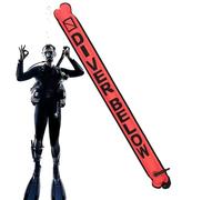 Zwxqe Dive Buoy, 3,77 ft Safety Sausage, 210D Nylon TPU-Coated, 115 x 12,7 cm/45,28 x 5 pulgadas Important Safety Gear for Underwater Diving and Swimming