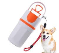 Zwxqe Dog Poop Picker With Bag, Portable Puppy Scooper, No-Touch Waste Grabber, 2,56 x 2,56 x 8,27 pulgadas Odor- Pickup Tool para Small, Medium, And Large Dogs On Walks And Traveling