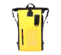 Zwxqe Dry Bag Backpack, 30L impermeable Roll-Top Sack, Lightweight Floating Gear Pack with ajustable Straps for Kayaking, Camping, Boating, Swimming, Beach Travel, amarillo, Se référer au descriptif