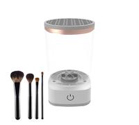 Zwxqe Electric Brush Cleaner, Automatic Spinner Cosmetic Cleanser, Plug-in Foundation Brush Cleaner and Dryer, Machine for Quick Cleaning in the Dressing Room, Perfect for Makeup Tools