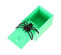 zwxqe espeluznante araña Halloween,Falsas arañas calmantes Halloween juguete bromista | Dispositivo de broma ideal para risas locas entre adultos niñas niños