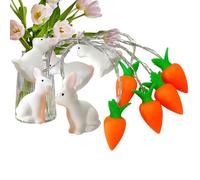 Zwxqe Festive Easter Lights, LED Funny Bright Spring Decor, Holiday Decoration Zanrot String Lights for interior Outdoor Use, Home Entryway Shelf Window Door Wall Garden Balcony Party