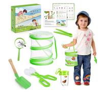 zwxqe Fly Catcher Set, Nature Exploration Tools, Kids Fly Catching Kit, Portable Net Design, Early Learning Solution, Ideal para niños, niñas, Playground Use, Outdoor Activities