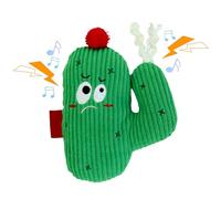 zwxqe: Gato Plush Teething Toy, Resistente, Cat Catnip Chew Toy, Safe Teething Chewer with Sound, Interactive & Soft Pet Stuffed Animal for Indoor Training, Ejercicio
