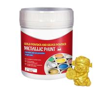 zwxqe Gold Paint for Handicrafts, Liquid Gold Wood Paint, Gold Craft Paint, Gold Paint for Art, 500 ml Gold Wood Paint, Gold Paint for Walls, Gold Paint for Metal, Gold Paint for Plaster, Gold Craft