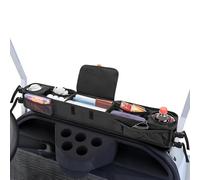 zwxqe Golf Cart Storage Baskets, Front Organizer, 32,28 x 4,72 x 4,72 pulgadas Heavy Duty Carrier, No Drilling Dashboard Attachment with Cooling Compartment for Daily Transport by Golfers