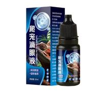 zwxqe Gotas Oculares para Reptiles Tortugas - Enjuague Ocular de 15 ml para Anfibios | Solución Sequedad Mascotas | para Tortugas Ranas Serpientes Camarones Anfibios